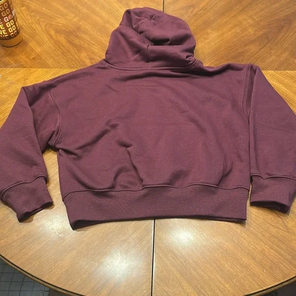 NWT Nike Jordan Girls Bordeaux Hoodie - size small - Picture 6 of 6